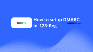 DMARC record configuration for 123-Reg