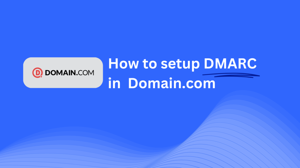 DMARC record configuration for Domain.com