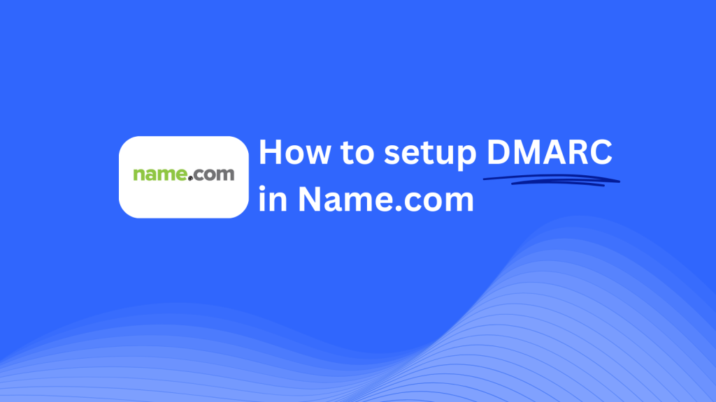 DMARC record configuration for Provider Name