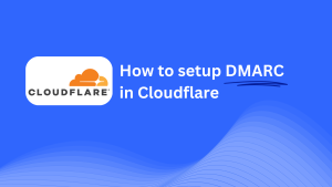 DMARC record configuration for Cloudflare